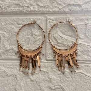 New Elegant Gold tone Hoop Earrings